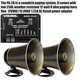 Viking PA-2A-1 Multi-Line Loud Ringer/ Paging Amplifier with Additional 25AE Horn
